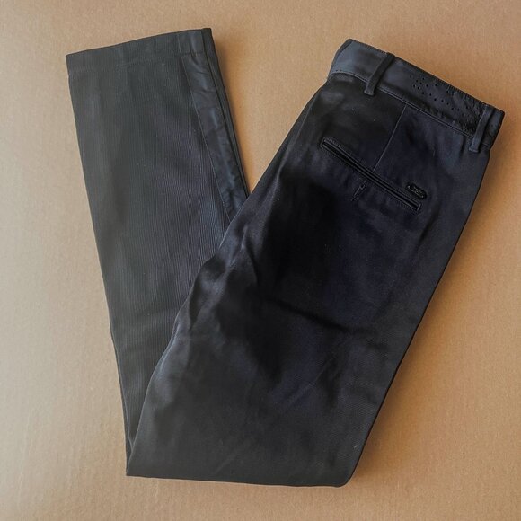 Diesel brand Men's Tuxedo style pants Size 33" 100% Cotton NWOT - Picture 2 of 12